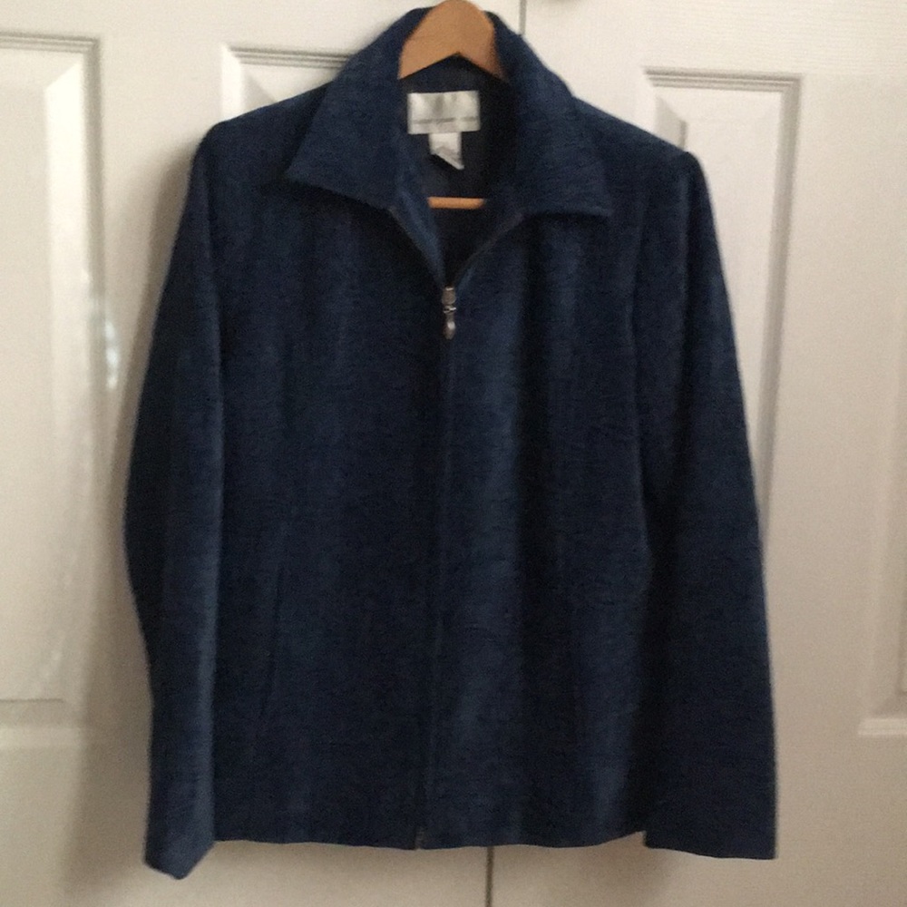 Susan Graver soft blue jacket
